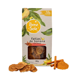 Fatias de Banana com Canela - 80g