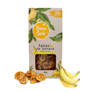 Fatias de Banana Natural - 80g