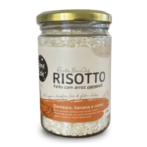 Risotto Damasco, banana e nozes - 250g